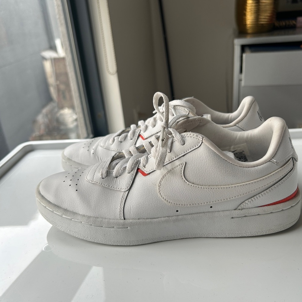 Nike Court Blanc White Team Orange Women’s C10808 - 100 Size 9